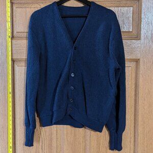 Blue wool sweater